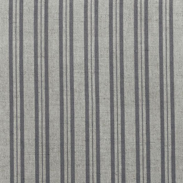 Olga Ash - Curtain fabric with Grey stripes