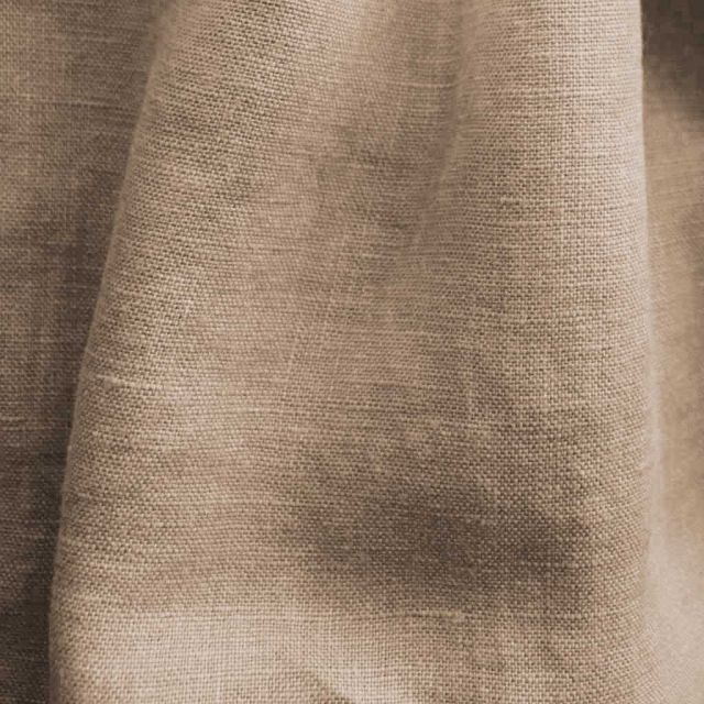 Bea Sand - Linen fabric for linen curtains and linen blinds.