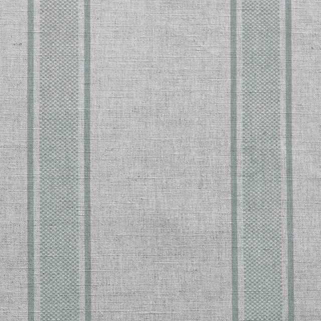 Bella Jade Mist - Curtain fabric with Green-Blue stripes