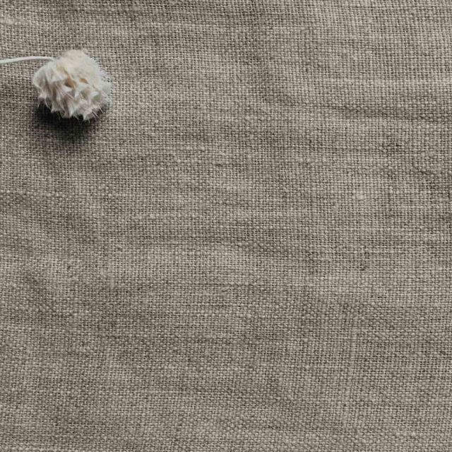 Bianco Natural - Prewashed Natural Linen Fabric