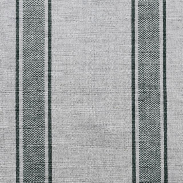 Bella Dark Pine - Curtain fabric with Dark Green stripes