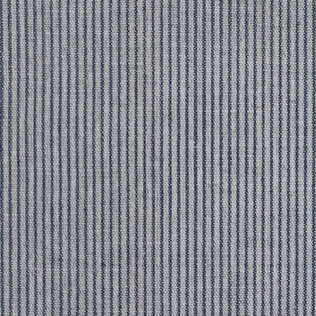 Pinni Deep Blue - Curtain fabric with Dark Blue striped print
