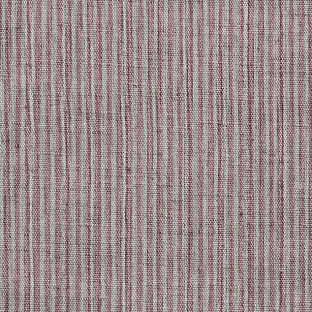 Laila Dusty Pink - Curtain fabric with Pink stripes