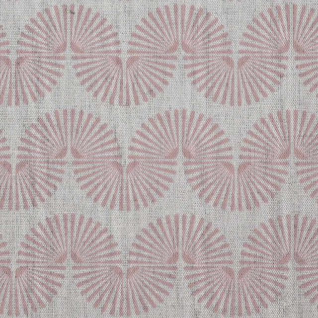 Ofira Dusty Pink - Curtain fabric with Pink abstract print