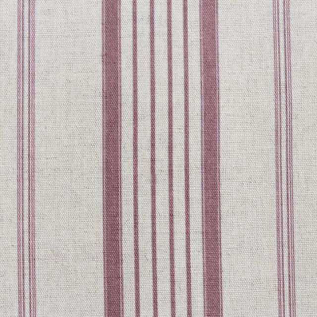 Freja Dusty Pink - Curtain fabric with Pink stripes