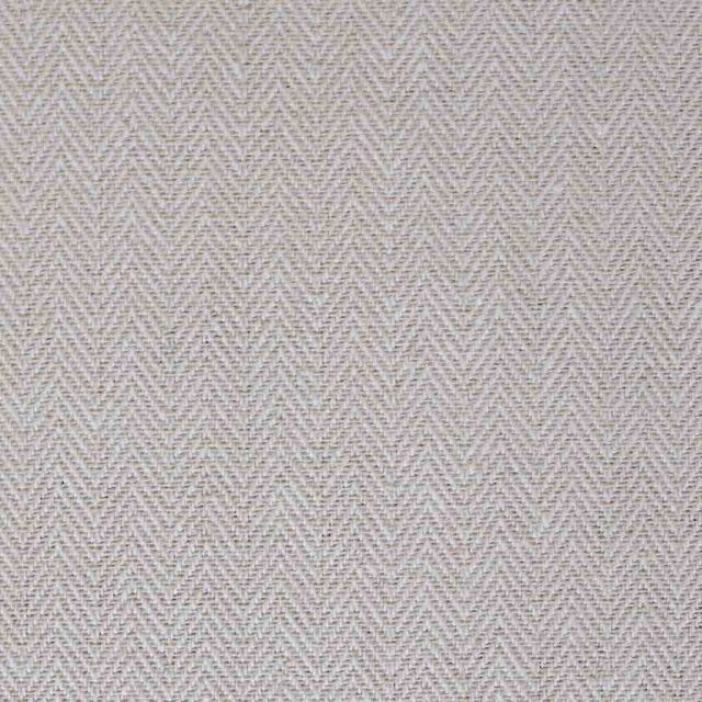 Edda Bone White - Herringbone fabric for curtains, White and Bone white