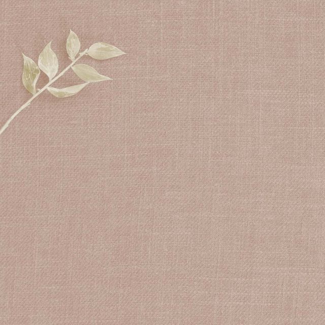 Enni Summer Rose - Pale Pink Linen Cotton fabric for curtains and blinds.