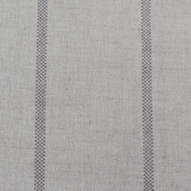 Ronja Greige - Curtain fabric with Greige stripes