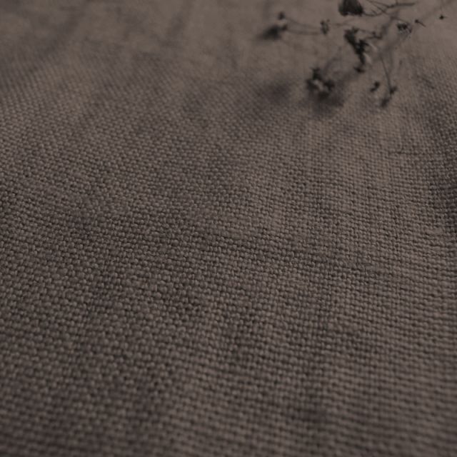 Greta Fog - Strong 100% linen fabric