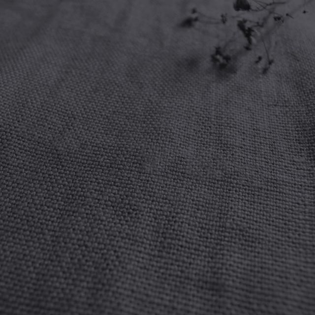 Greta Shadow Grey - Grey upholstery fabric, 100% linen
