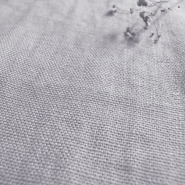 Greta Grau - Grey upholstery fabric, 100% Linen