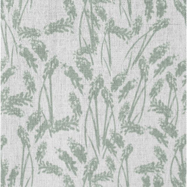 Brithe Jade Mist - Curtain fabric with Green-Blue botanical print