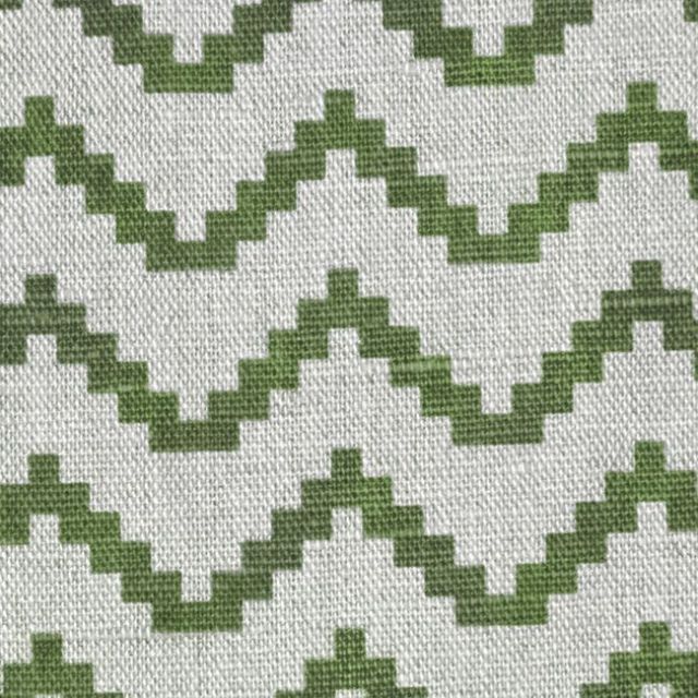 Azig Leaf - Fabric for curtains and blinds printed with Green