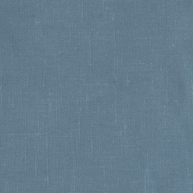 Linnea Blue Mist - Blue Linen curtain fabric