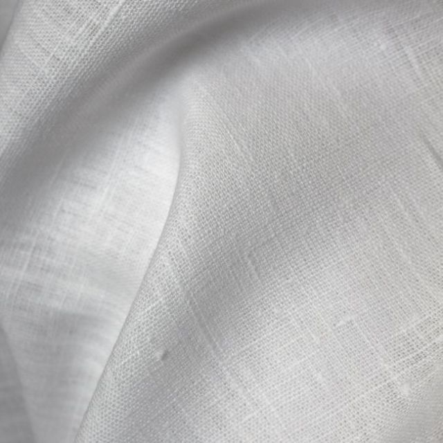 Linnea White - Linen fabric for curtains, blinds and soft furnishing