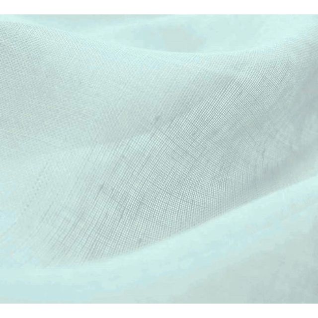 Molly Haze Blue - Blue 100% linen fabric for Sheer curtains