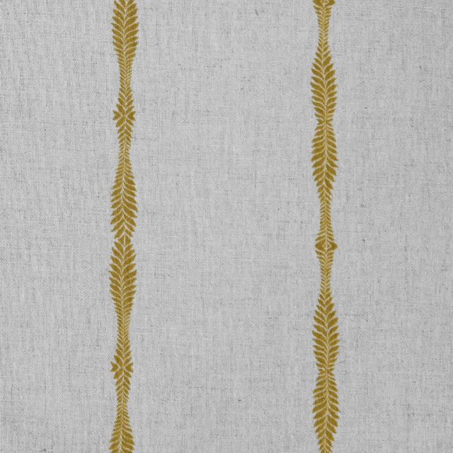Irina Mustard - Curtain fabric with Yellow abstract print