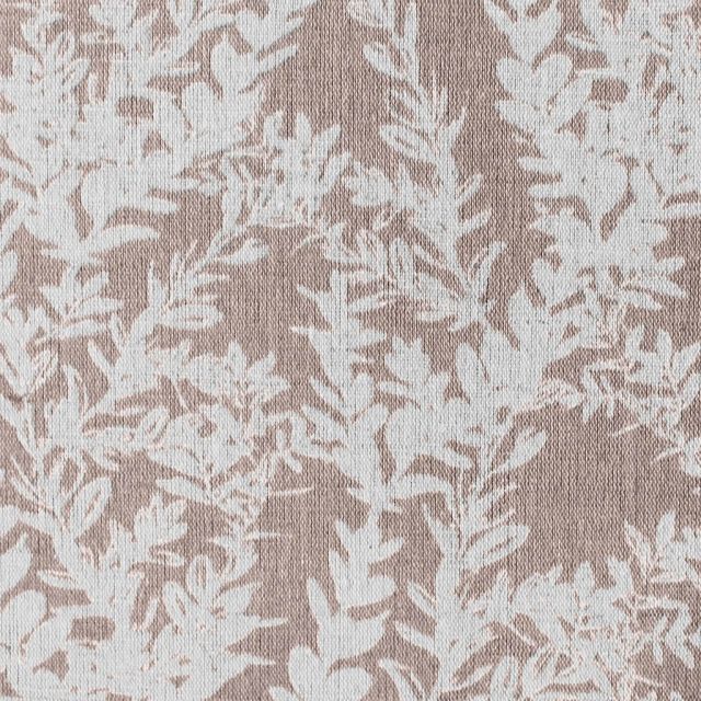 Christa-INV New Blush - Curtain fabric with Pink botanical print