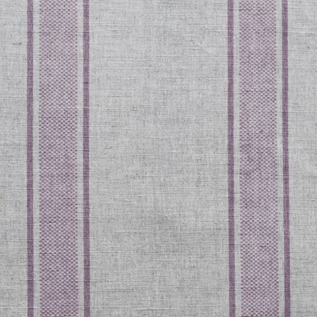 Bella Powder Rose - Curtain fabric with Pink stripes