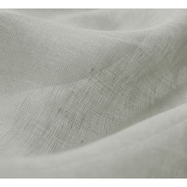 Salla Feather Grey - Grey sheer fabric, 100% linen, pre-washed