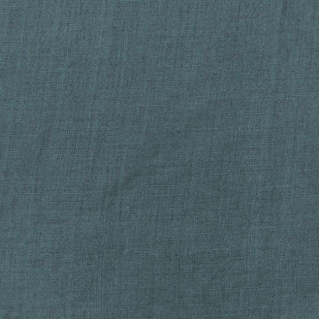 Vilgot Dusty Blue - Stonewashed double width blue linen fabric