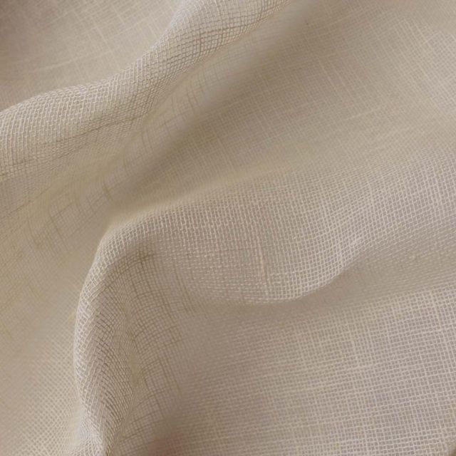 Viola Ivory - Creamy Ivory Shade - Ideal for curtains - lovely linen texture