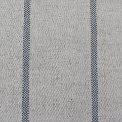 Ronja Ash - Curtain fabric with Grey stripes