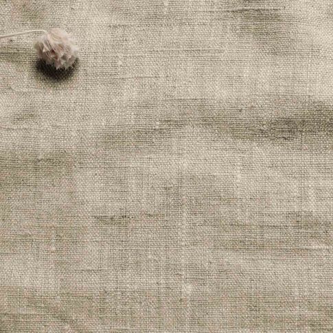 Bianco Oatmeal - Prewashed Natural Linen Fabric