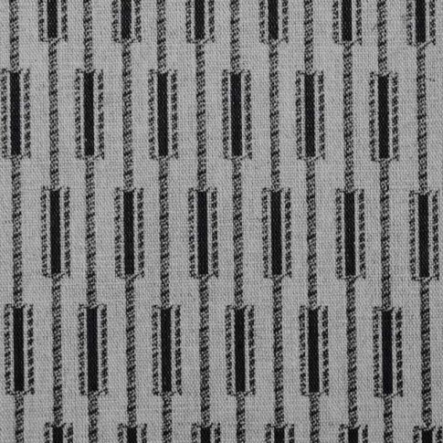 Millie Noir Fabric for curtains printed with Green print