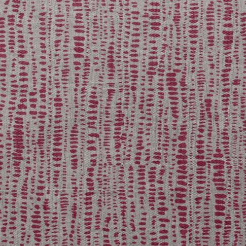 Dora Chery-  Fabric for curtains printed with Red 