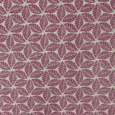 Saana Cherry - Curtain fabric, abstract Red geometric pattern