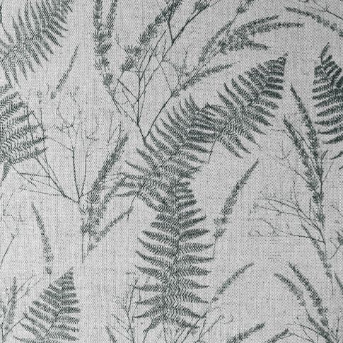Fernia Dark Pine - Fabric for curtains with Dark Green pattern