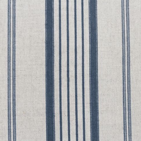 Freja Denim - Curtain fabric with Blue stripes