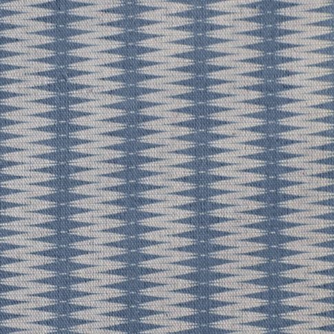 Ksenia Denim - Curtain fabric, abstract Blue pattern