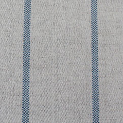 Ronja Denim - Fabric with blue stripes for roman blinds