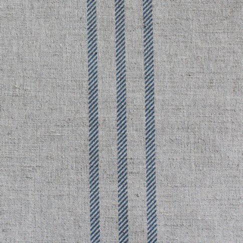 Telma Denim - Curtain fabric with Blue stripes