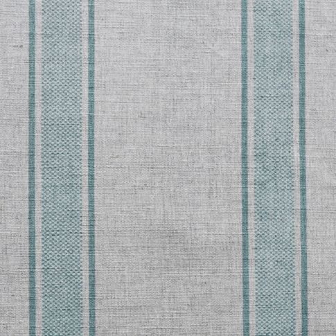 Bella Duck Egg - Curtain fabric with Light Blue stripes