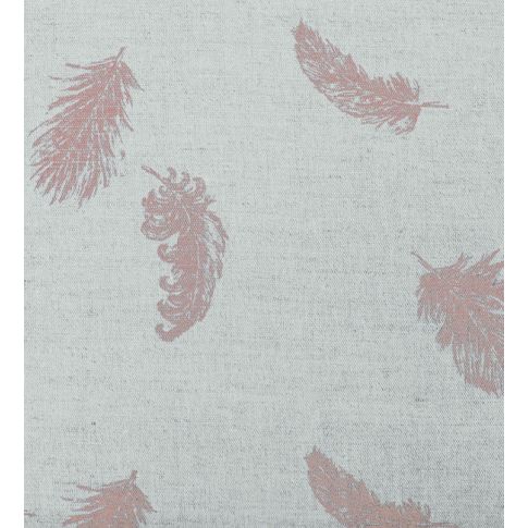 Feathers Dusty Pink - Curtain fabric with dusty pink feathers print
