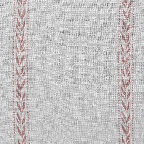 Helena-NAT Dusty Pink - Curtain fabric with Pink pattern print