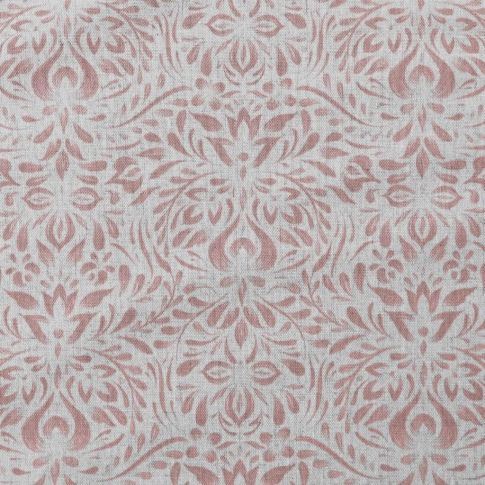 Jasmi Dusty Pink - Curtain fabric with Pink abstract print