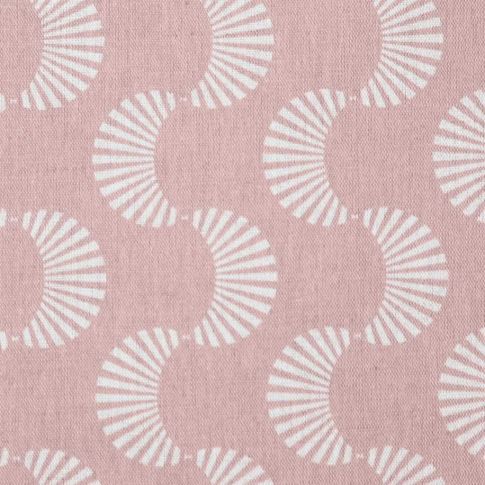 Naja Dusty Pink - Curtain fabric with Pink abstract print
