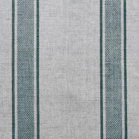 Bella Fern - Curtain fabric with Green stripes