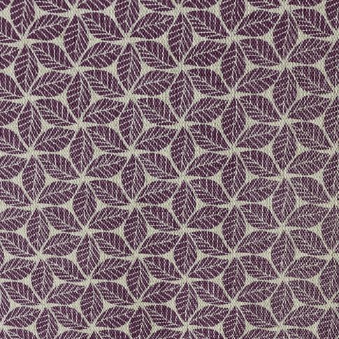 Saana Grape - Curtain fabric, abstract Purple geometric pattern