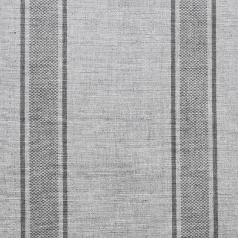 Bella Greige - Curtain fabric with Grey stripes