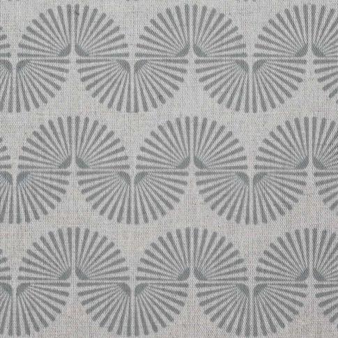 Ofira Greige - Curtain fabric with Grey abstract print