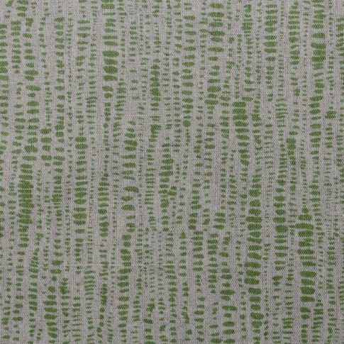Dora Leaf- Fabric for curtains printed with Green print