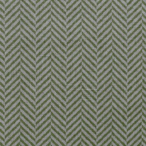 Hugo Leaf- Curtain fabric, abstract green herringbone pattern