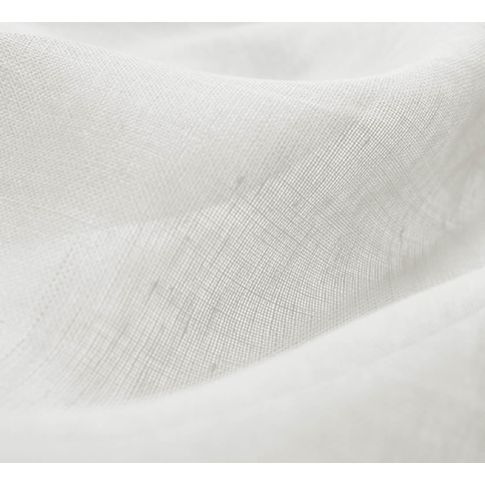 Molly White - White sheer fabric