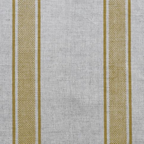 Bella Mustard - Curtain fabric with Yellow stripes