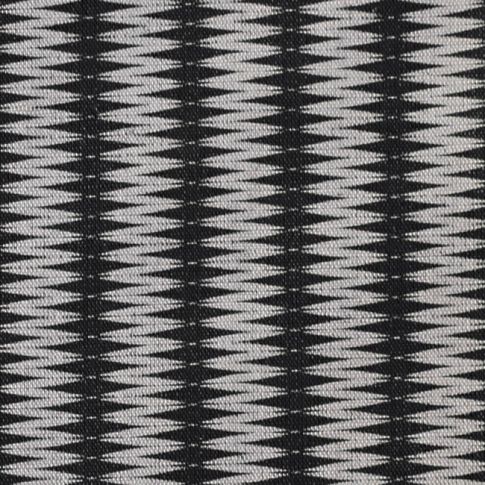 Ksenia Noir - Curtain fabric, abstract Black pattern